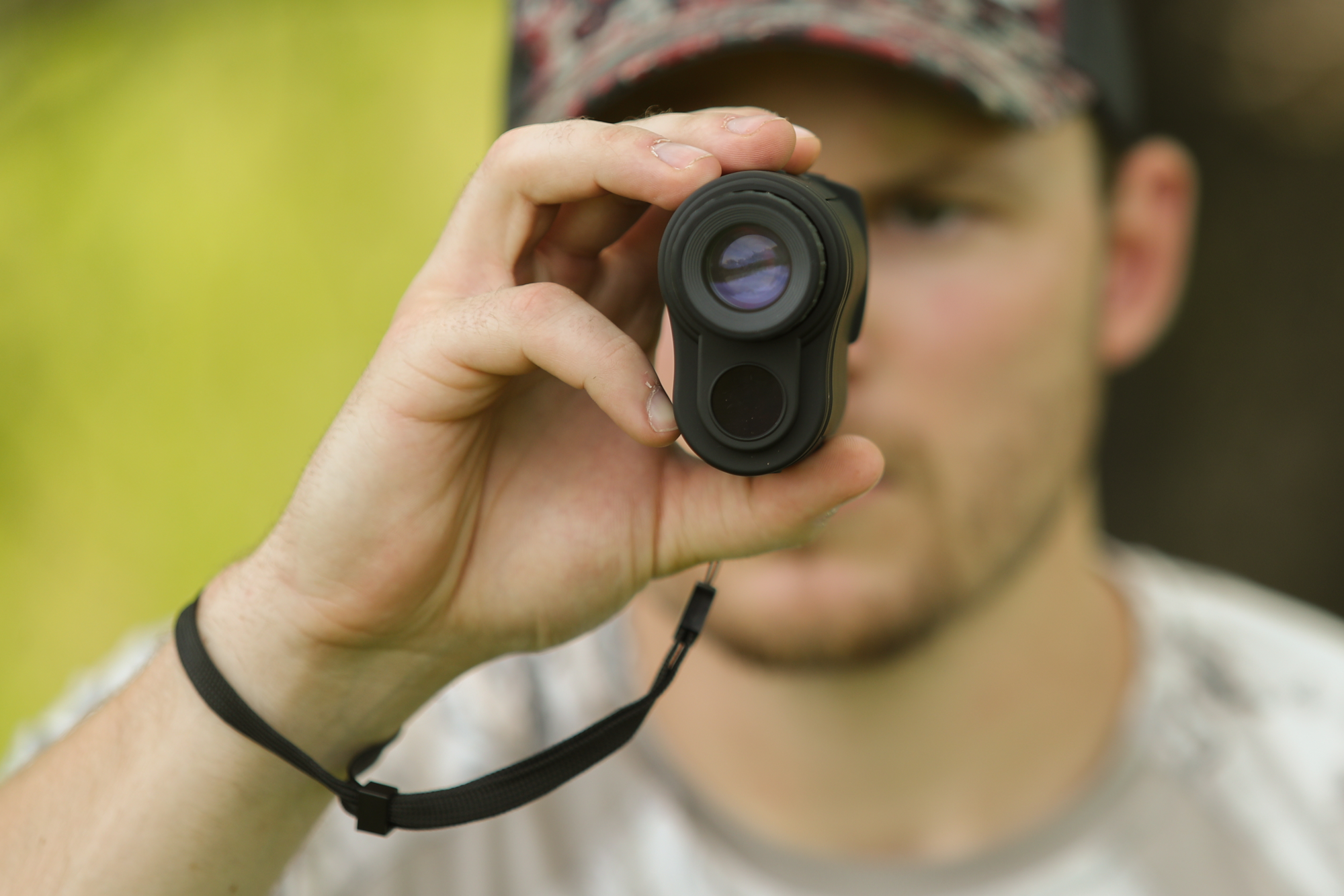 Man Using X-Vision Optic