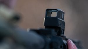 MHRD1 Red dot sight on gun - What Does Cowitness Mean?